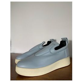 Baskets Céline en cuir bleu clair