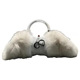 Borsa DIOR in pelliccia di volpe e pelle NUOVISSIMA