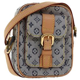Borsa a tracolla Mini Juliet PM con monogramma LOUIS VUITTON Blu M92005 LV Auth em4662