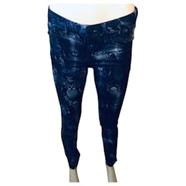 Vaqueros slim con estampado de serpiente The Kooples