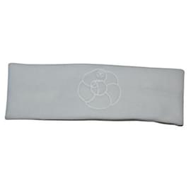 Diadema Chanel Blanca Sintética