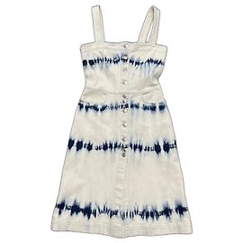 Stella Mc Cartney Vestido Stella McCartney en denim tie dye azul