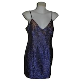 Topshop Kleid irisierend Baumwolle