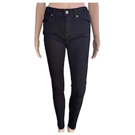 Vaqueros Skinny Low Rise Burberry Brit Negros Denim Talla 26
