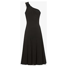 Versace vestido a un hombro con adornos de aro