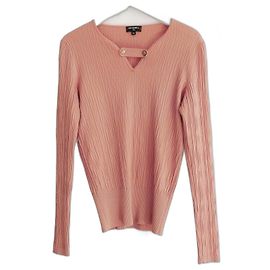 Chanel Resort 2018 Top de punto arrugado