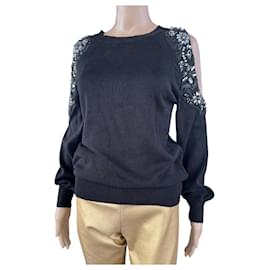 Topshop Schwarzer Strick aus Viskose