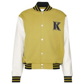 Autre Marque Giacca bomber unisex Cook verde in lana