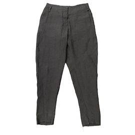 Autre Marque Calça MASNADA preta de linho estilo sarouel