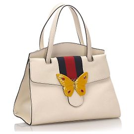 Borsa Gucci in pelle bianca