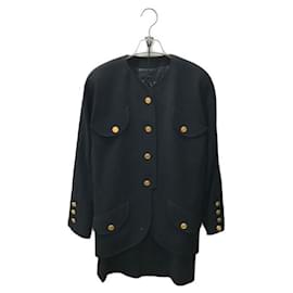 Conjunto de falda y chaqueta Chanel negro
