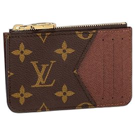 Tarjetero Louis Vuitton Romy Monogram Canvas Marrón