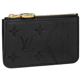 Louis Vuitton Cartera LV Romy de piel negra