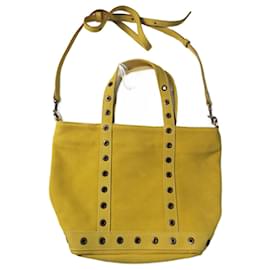Vanessa Bruno Le Cabas S Borsa Tote in Pelle Nubuck Gialla