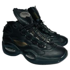 Maison Martin Margiela x Reebok Schwarze Leder Sneaker
