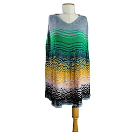 Missoni Poncho Mehrfarbig Wolle Mohair