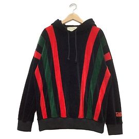 ***GUCCI Velours-Chenille-Pullover-Kapuzenpullover