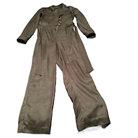 The Kooples Jumpsuit aus Baumwolle Schwarz