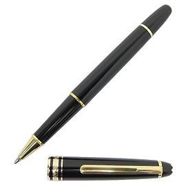 STYLO BILLE MONTBLANC MEISTERSTUCK CLASSIQUE MB132457 DORE ROLLERBALL PEN