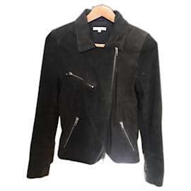 Ba&Sh Perfecto Chaqueta de ante color chocolate