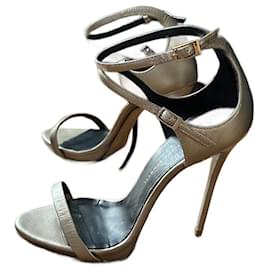Sandali Giuseppe Zanotti in pelle metallizzata