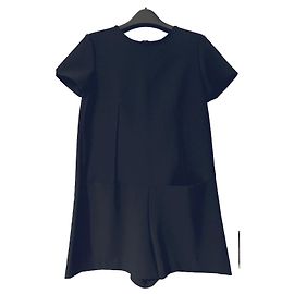 Mono negro Zara con bolsillos