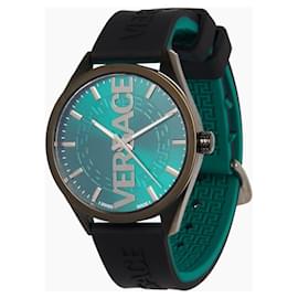 Reloj Versace V-Vertical Negro de Plástico