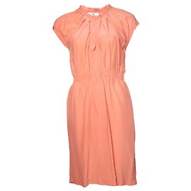 Autre Marque Day Birger y Mikkelsen, vestido arrugado color durazno