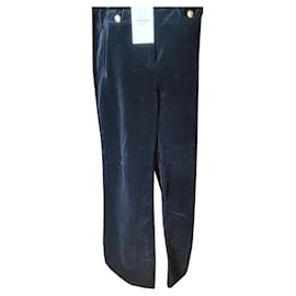 Pantalon en velours SéZane Fabio Noir