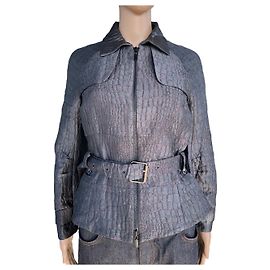 Chaqueta Purificacion Garcia Morada de Poliéster