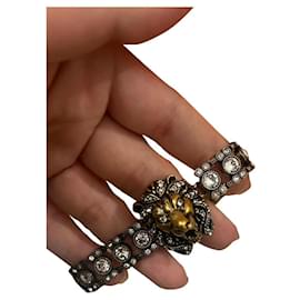 Gargantilla Gucci Cristales Cabeza De León