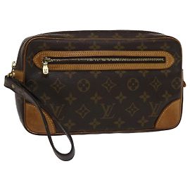 Pochette LOUIS VUITTON con monogramma Marly Dragonne GM M51825 LV Auth em4804