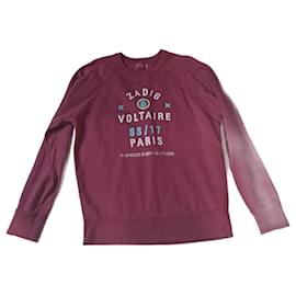 Zadig & Voltaire Simon Sweatshirt Baumwolle Rosa