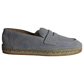 Mocassini Lido di Gianvito Rossi in camoscio Grigio