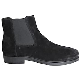 Stivaletti Pull On di Tod's in pelle scamosciata nera