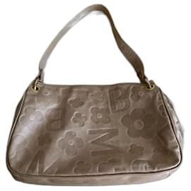 Borsa a spalla Mariella Burani in pelle beige