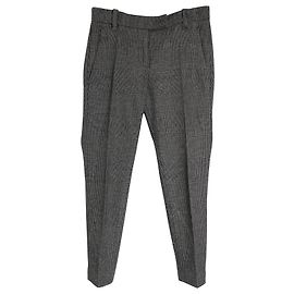Brunello Cucinelli Pantalón Príncipe de Gales en gris Lana Vergine