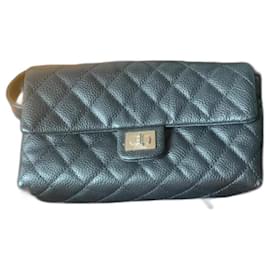 Chanel 2.55 Marsupio nero in pelle