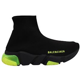 Scarpe da ginnastica Speed di Balenciaga in poliestere Clearsole Giallo Fluo
