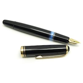 PENNA PIUMA MONTBLANC VINTAGE 254 PENNA STILOGRAFICA NERA A PISTONE IN RESINA NERA