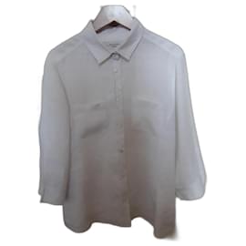 Camisa de lino Weekend Max Mara Blanca