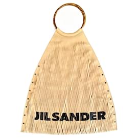 Borsa Jil Sander in pelle beige