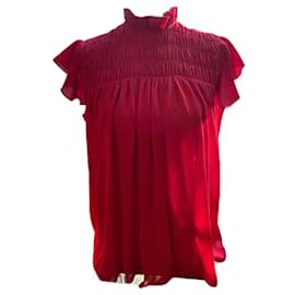 Top Rosso Trasparente Zara