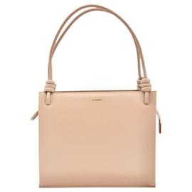 Borsa a mano Jil Sander Giro in pelle beige