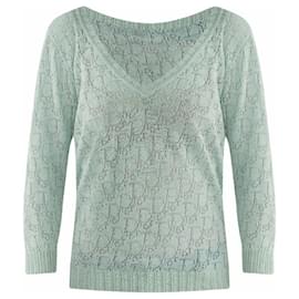 Christian Dior und John Galliano 2006 Pullover mit Logo-Perforation