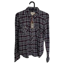 Autre Marque Camisa de cuadros Lee Cooper Azul Algodón S