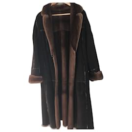 Abrigo reversible Pelisse de visón y ante - Gerard Darel