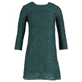 Vestido recto de Nina Ricci en poliéster verde