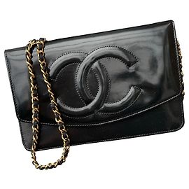 Chanel Portefeuille sur chaîne doublé c