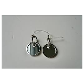 GIVENCHY Orecchini a clip in metallo argentato e specchio TU - Givenchy
